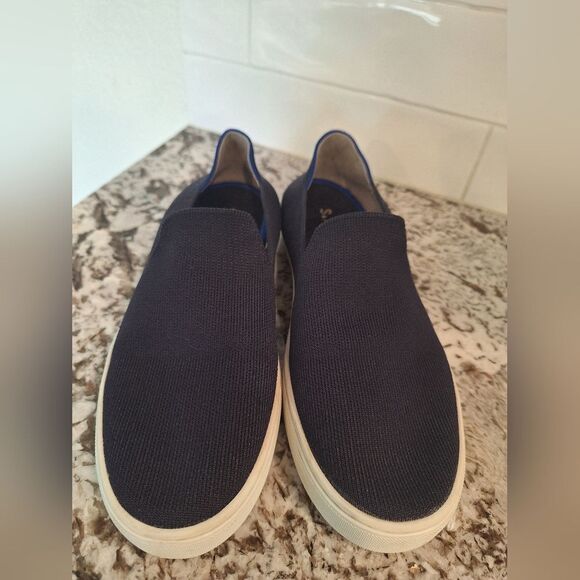 Rothy's The Original Sneaker Womens Size 9 Blue Textile Slip On Comfort Shoes - Picture 1 of 8